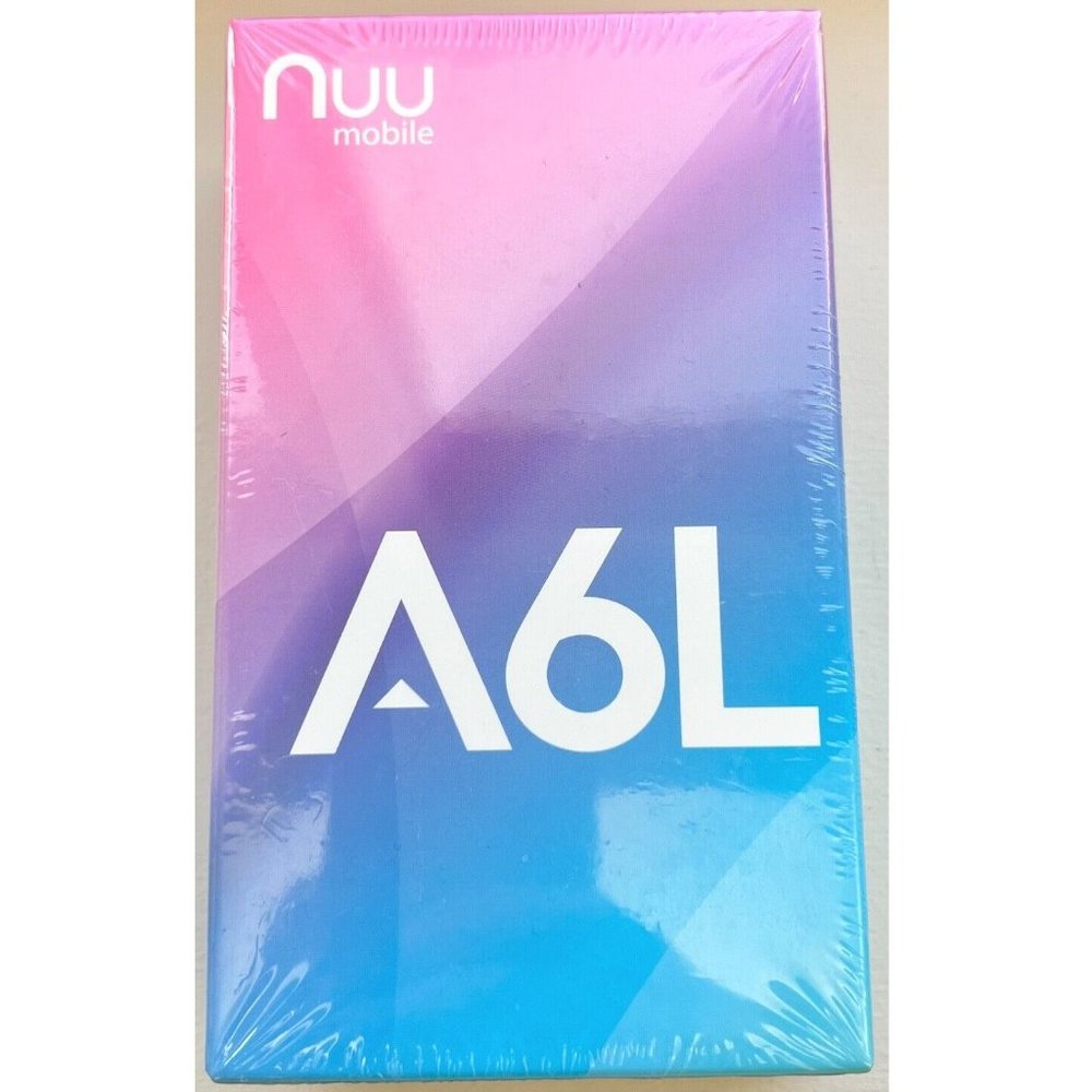 NUU Mobile A6L - 8GB - Black (Unlocked) Smartphone BRAND NEW SEALED